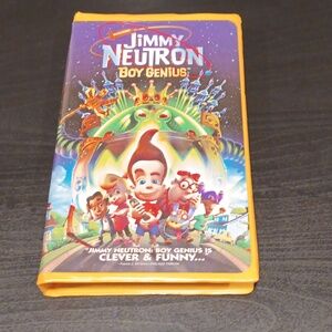 Buy 2 Get 2 Movies FREE 2001 Jimmy Neutron Boy Genius VHS